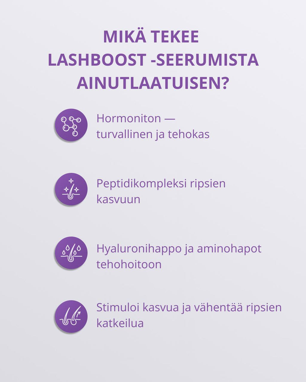 LashBoost Peptide Lash Care Serum - Ripsi Seerumi
