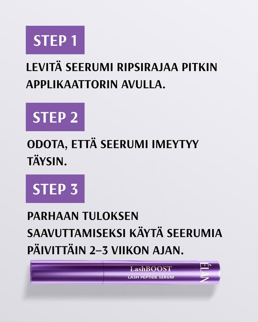 LashBoost Peptide Lash Care Serum - Ripsi Seerumi